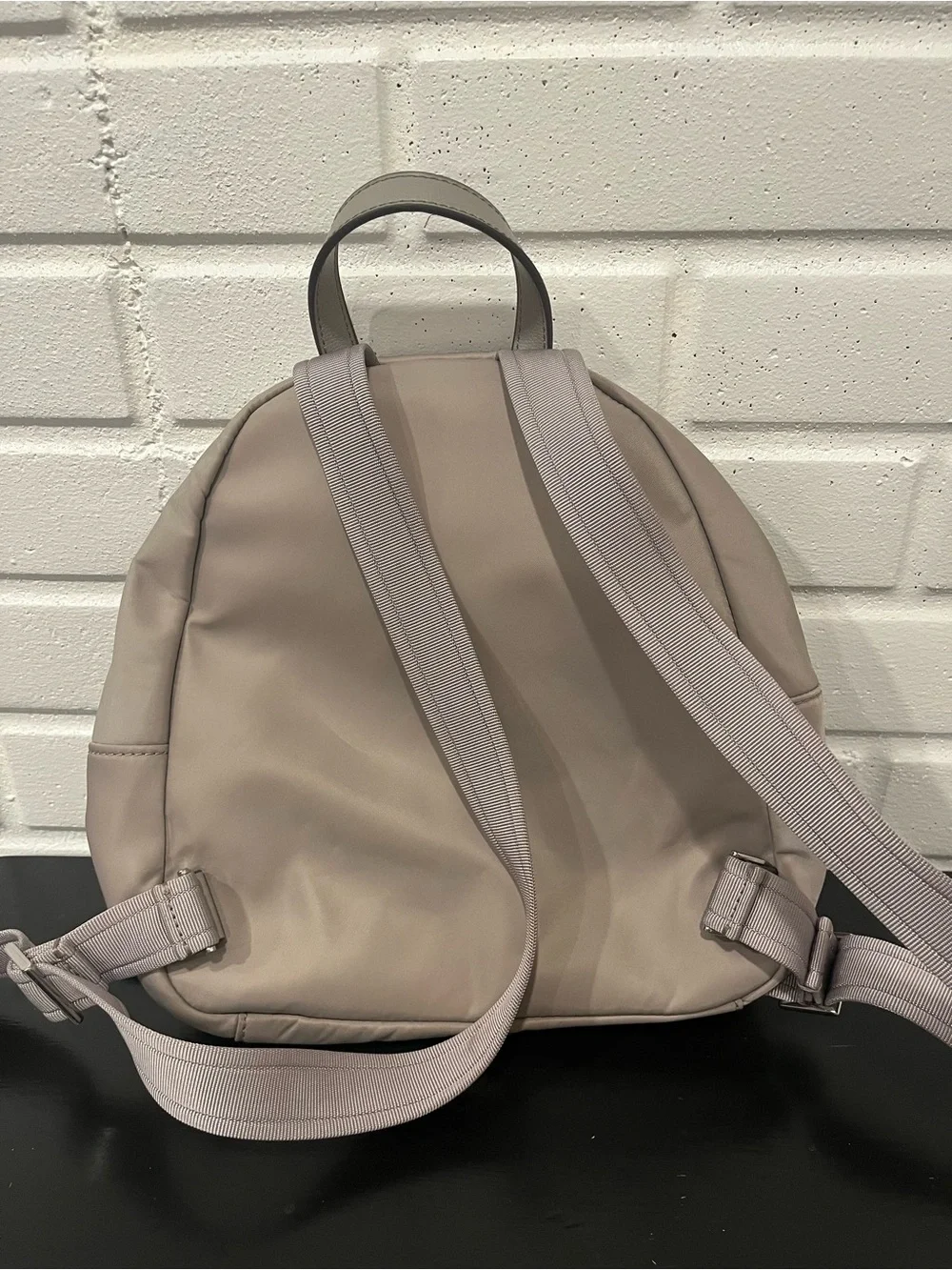 Kate Spade New York Sam Nylon Medium Backpack Beige Taupe Lightweight